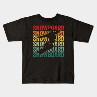 Snowboarding Gift For Snowboarders Kids T-Shirt